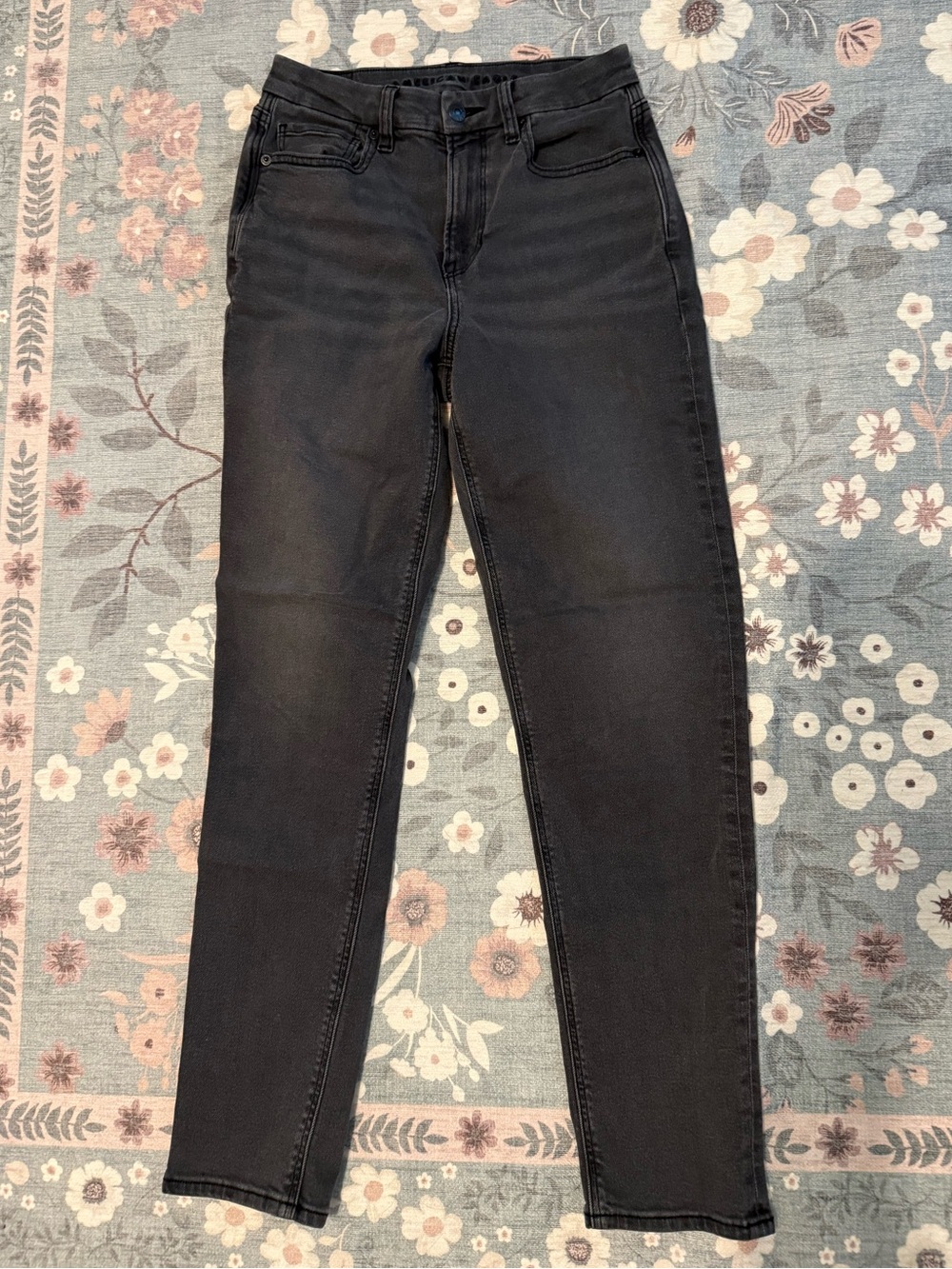 American Eagle Outfitters Black Curvy Mom Jeans